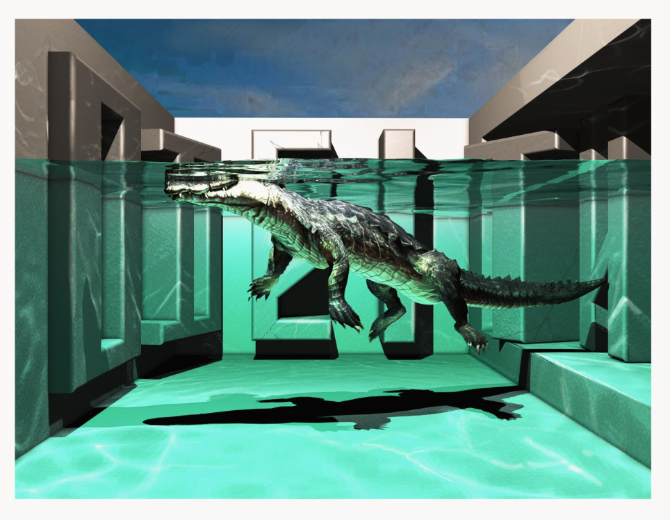 ODEITH 'Alligator' Print Available