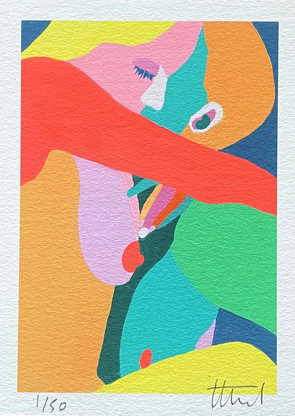 Helen Beard 'Let's Have A Cwtch' Mini Print Available