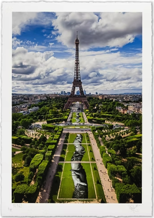 Saype 'Beyond Walls, Step 1' Print Available