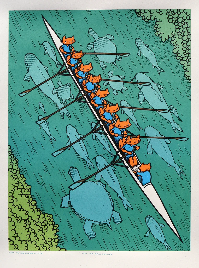 Jay Ryan 'Past The Three Bridges' Print Available