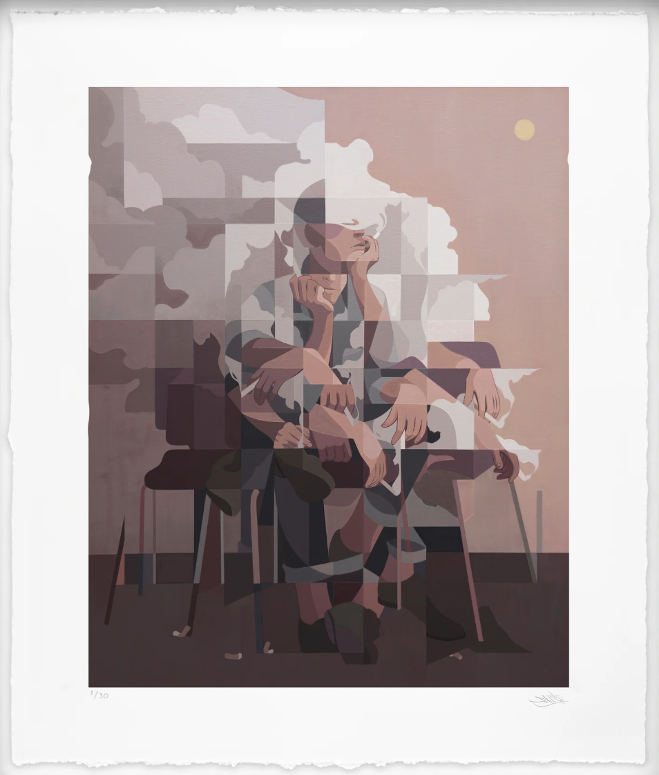 Eric Pause 'Burning Through' Print Available