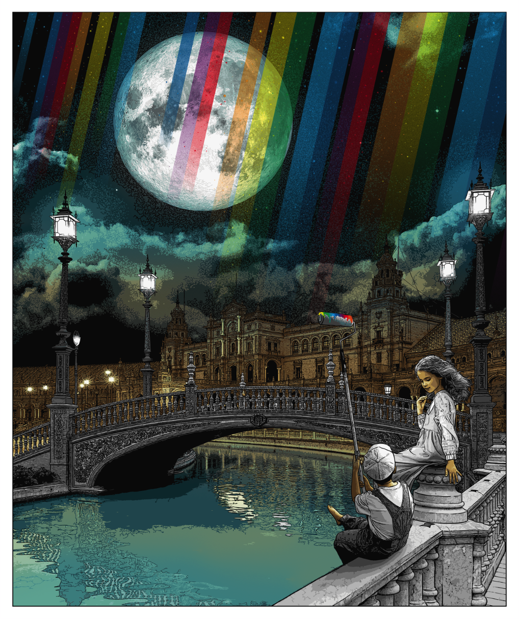 Shang Chengxiang + Roamcouch 'Moon Child: Seville' Print Release Details