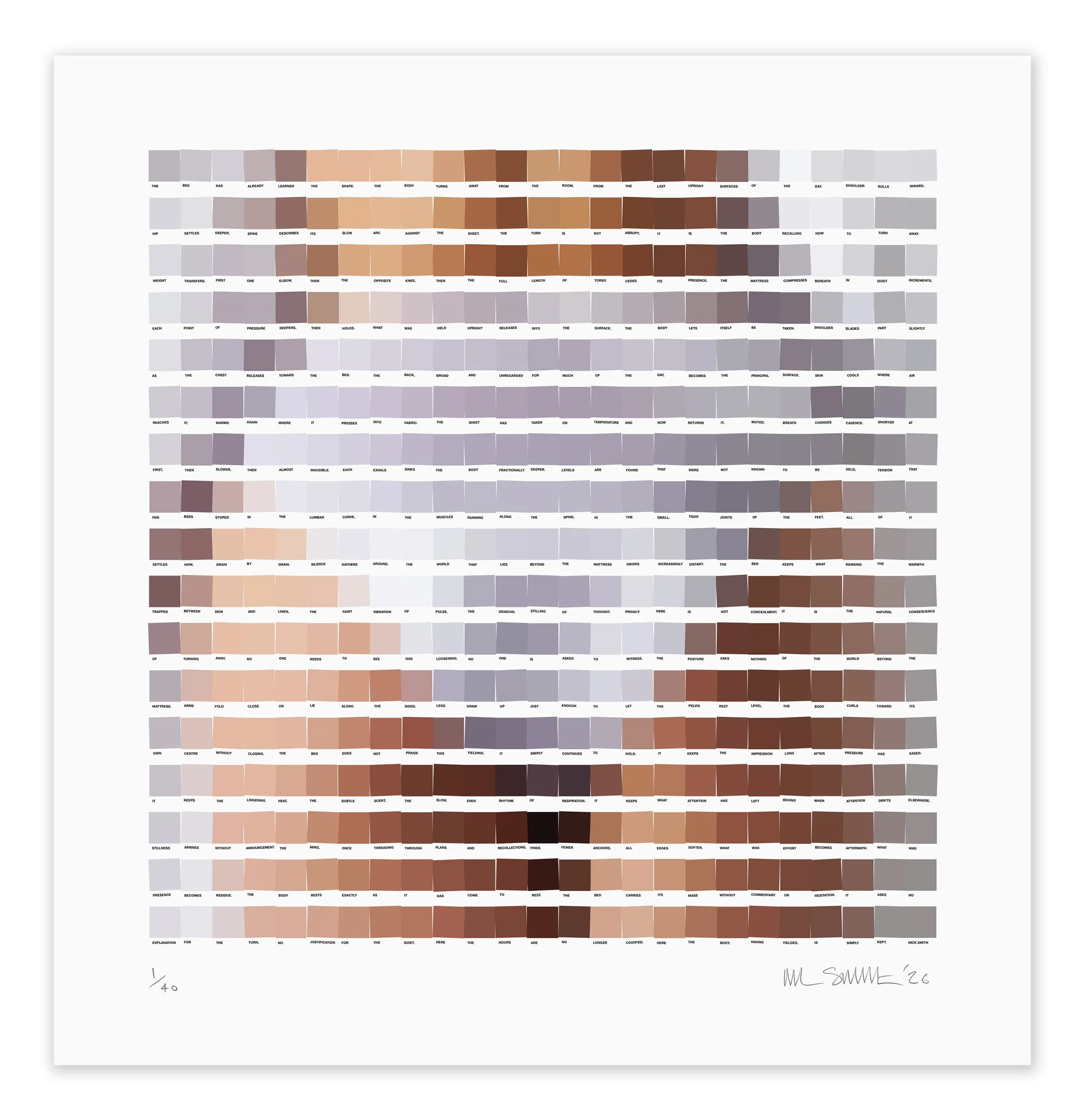 Nick Smith 'Vesper' Print Release Details