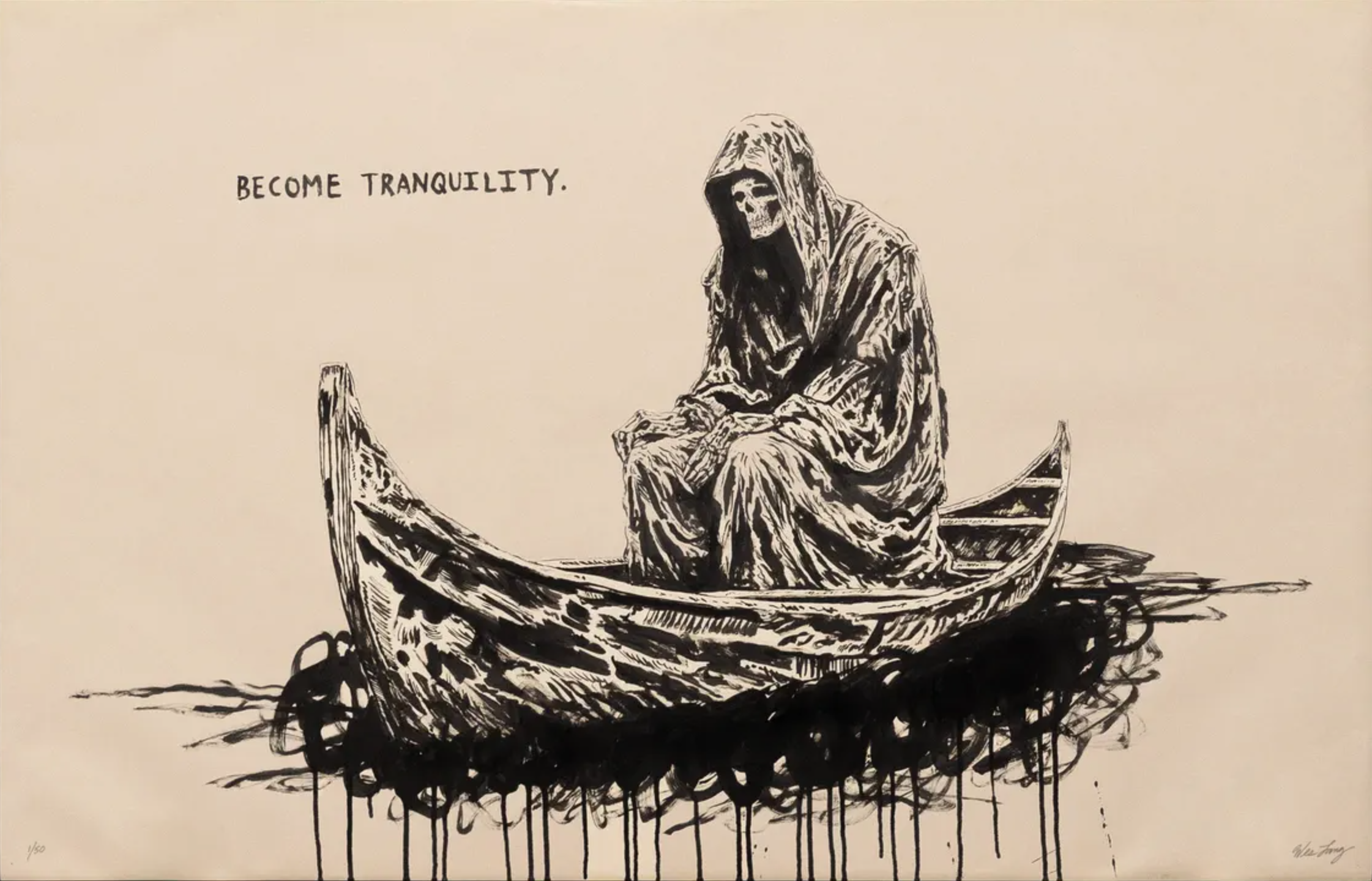 Wes Lang 'Become Tranquility' Print Available