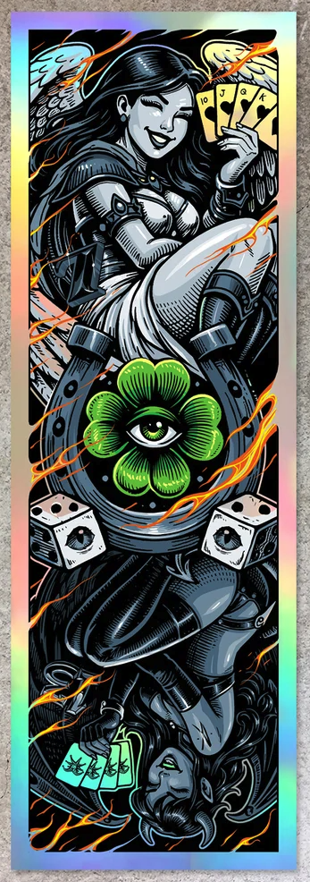 Maxx242 'Luck Be A Lady Tonight' Mystery Foil Print Available
