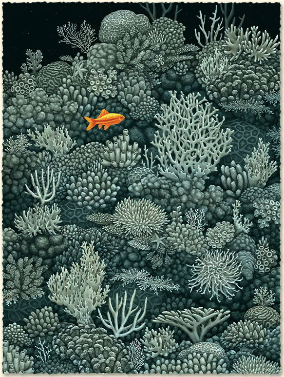 Vasilisa Romanenko 'The Silence Beneath' Print Available