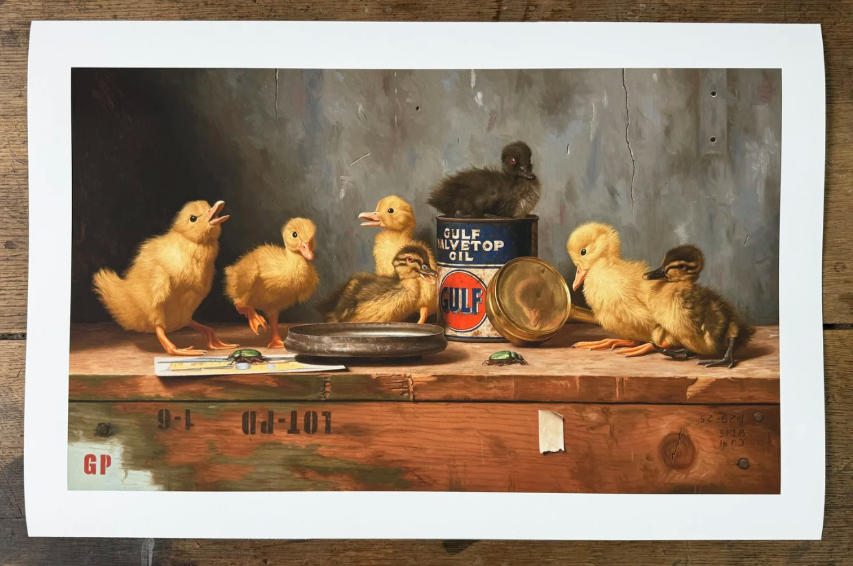 Grant Perry 'Get Your Ducks In A Row' Print Available