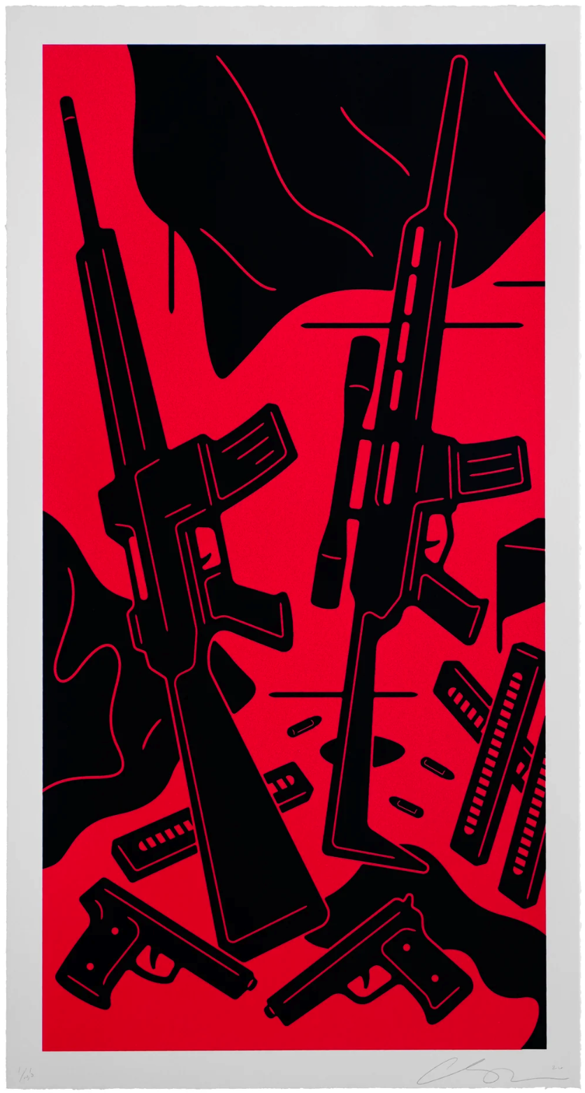 Cleon Peterson 'American Still Life: I Dream In Red' Red Print Available