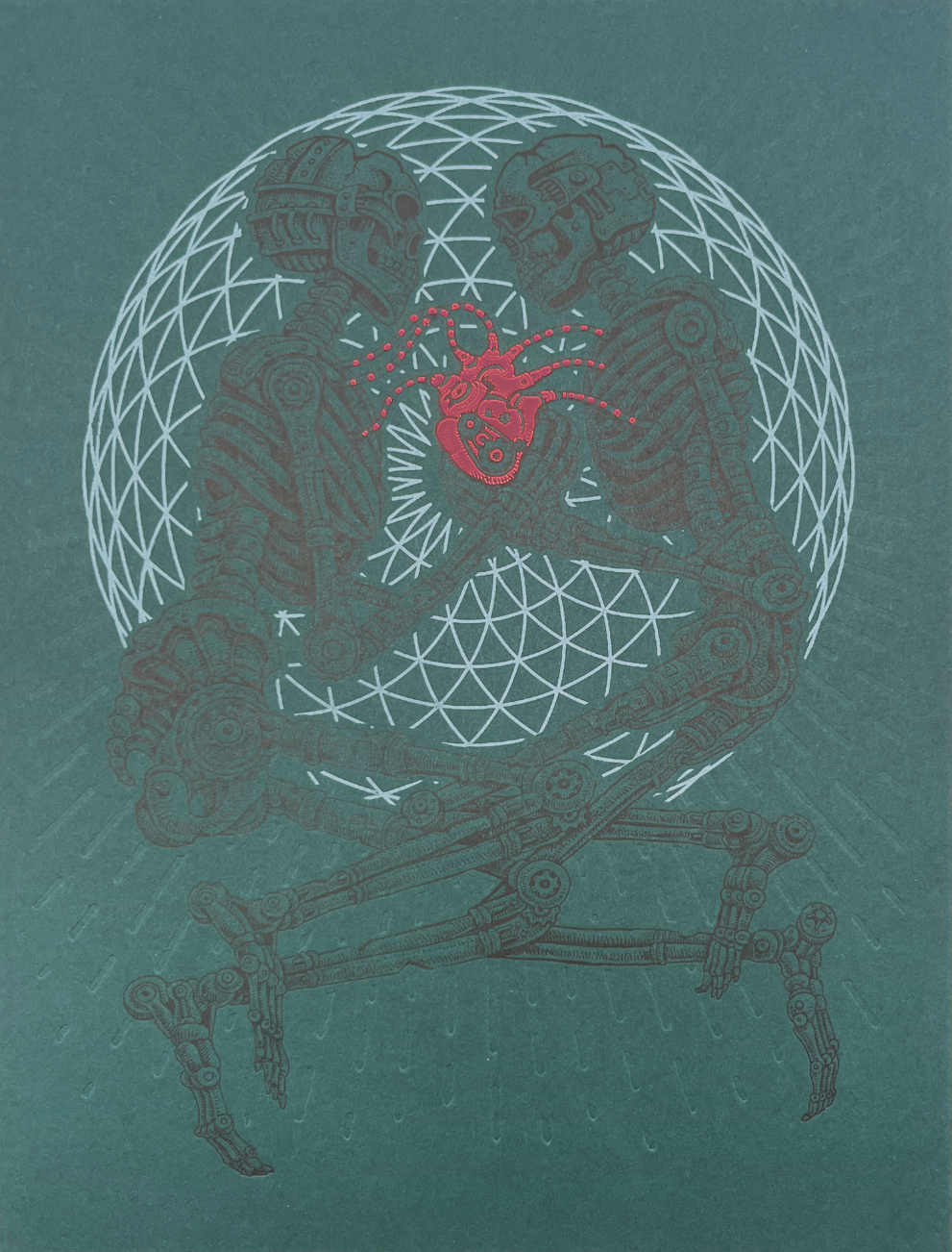 EMEK 'Embrace' Dark Green Print Release Details