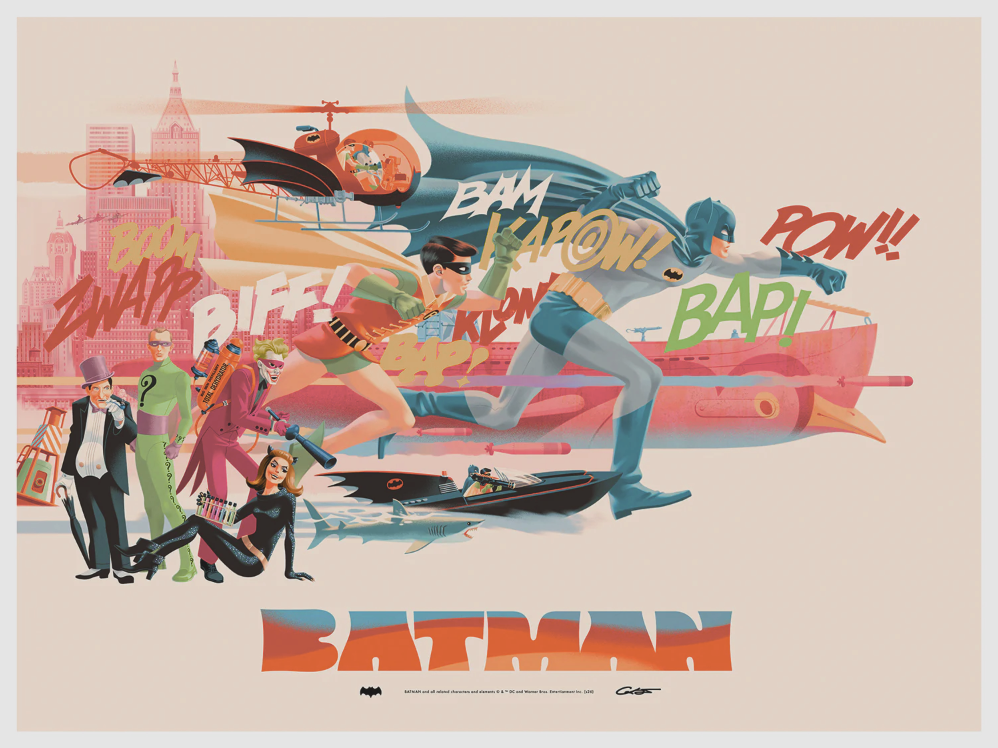 George Caltsoudas 'Batman 66' Print Release Details
