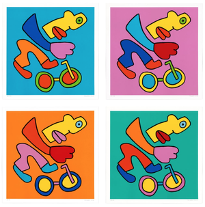 Thierry Noir 'BMX Racing' Prints Available — Posters and Prints Blog ...