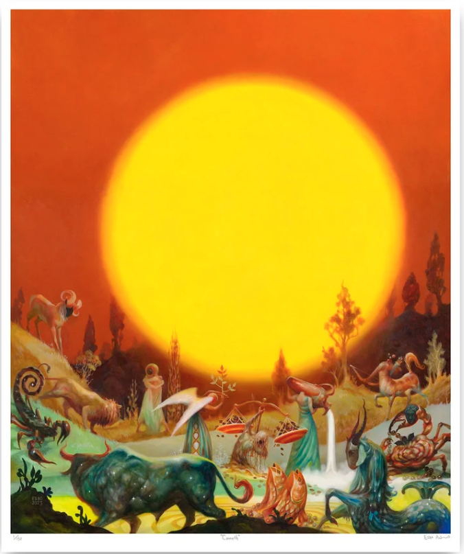 Esao Andrews 'Cometh' Print Release Details