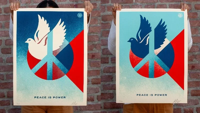 Shepard Fairey Obey 'Peace Is Power' Prints Release Details