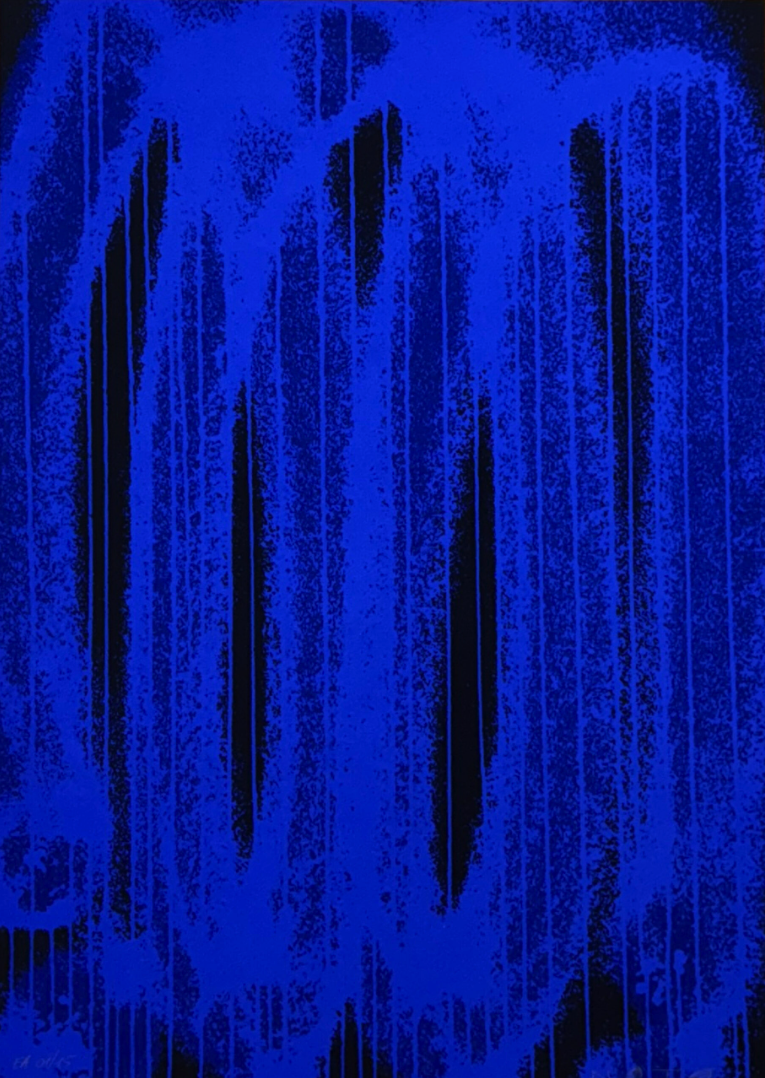 Franck Noto 'Bleu' Print Available