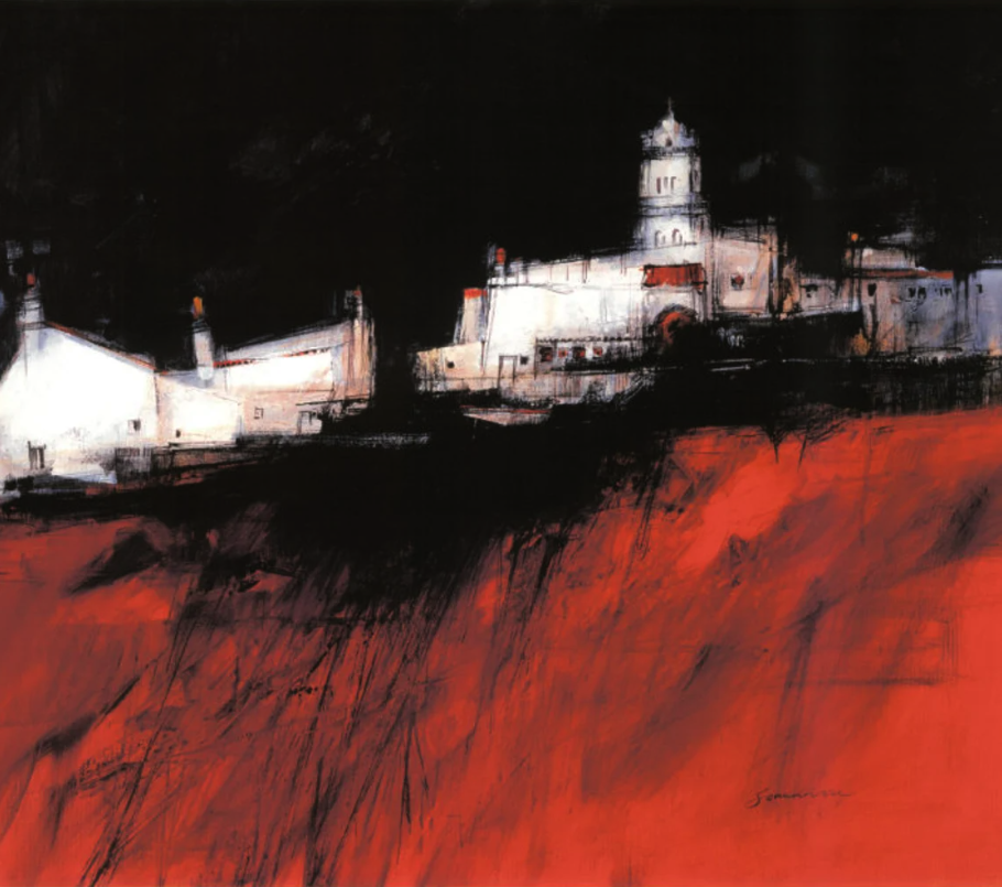 James Somerville 'Spanish Village' Print Available