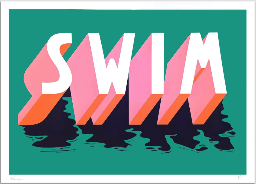 Naomi Edmondson 'SWIM' Print Available