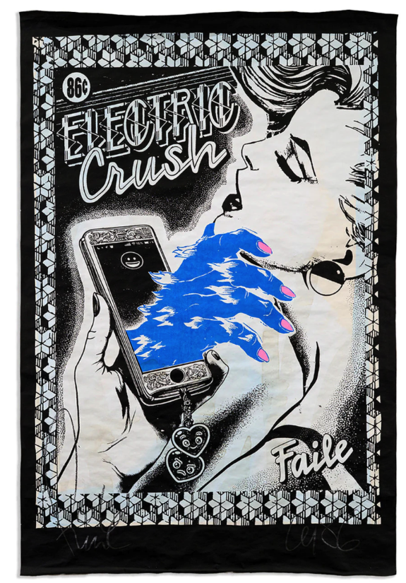 Faile 'Electric Blue Crush' Print Available