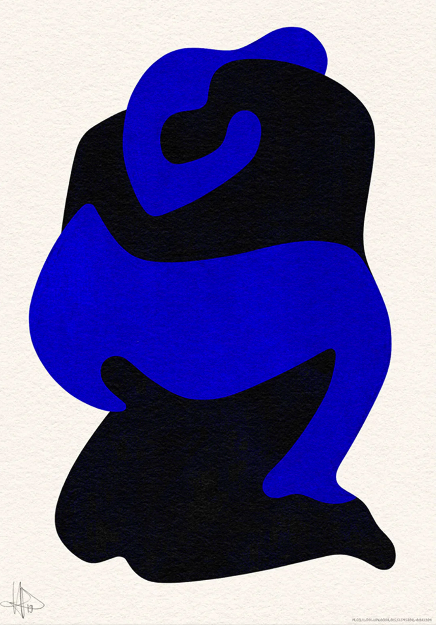 Henrik Delehag 'Lovers 1' Print Availabl