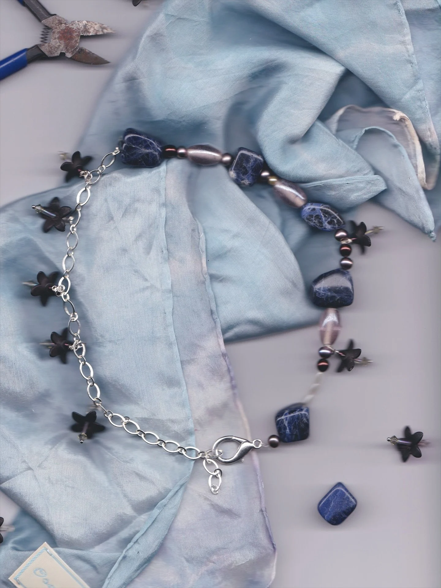 Midnight necklace 🌌 
Available 1st December. Get exclusive access by signing up to our mailing list via link in bio. Be first in line for our debut drop!