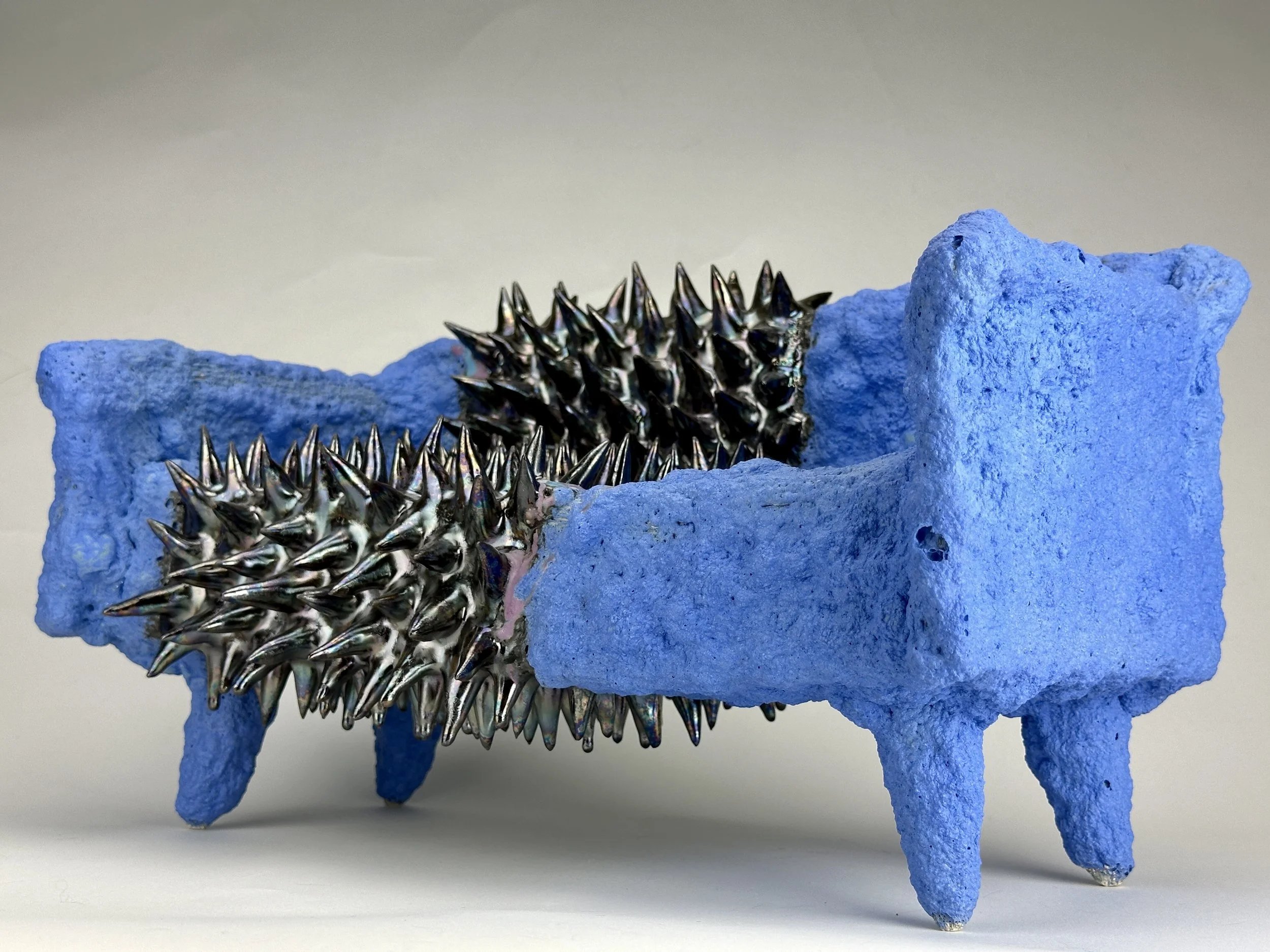 Come Back to Me (Back to Us), Cone 6 Electric Fired, Handbuilt, Layered Glazes, 2024