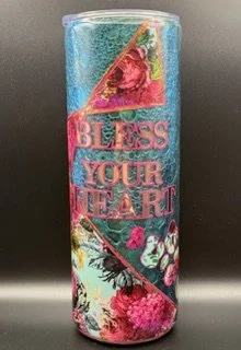 Bless Your Heart 20oz Skinny Tumbler ❤️💋