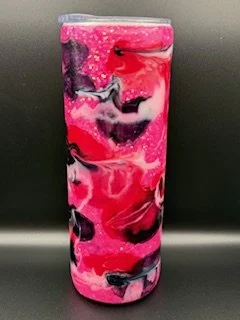 Savage Siren 20oz Skinny Tumbler🖤🩷