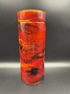 SHE Is Fueled by Fire 12oz Skinny Can Cooler 🔥