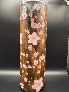 Bloom With No Apologies 30oz Skinny Tumbler🌸💋
