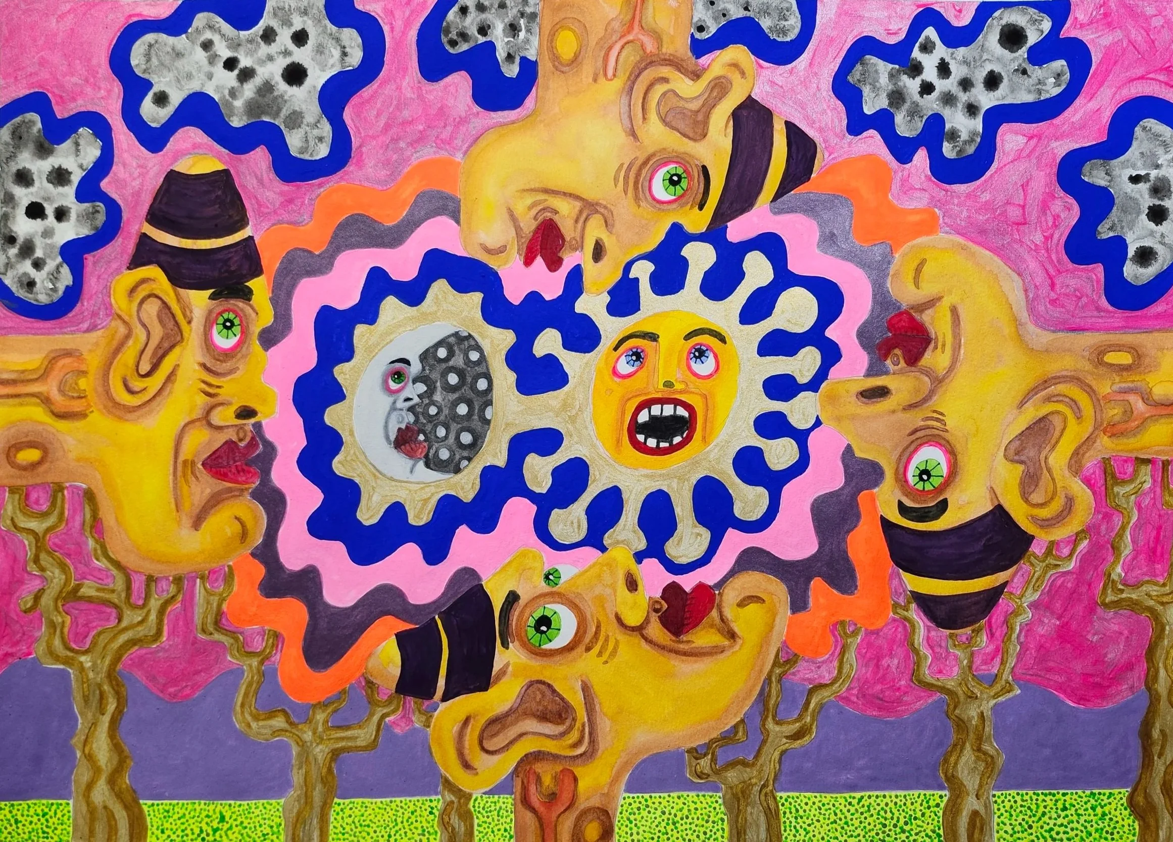 Night Into Day | 2025 | Watercolor