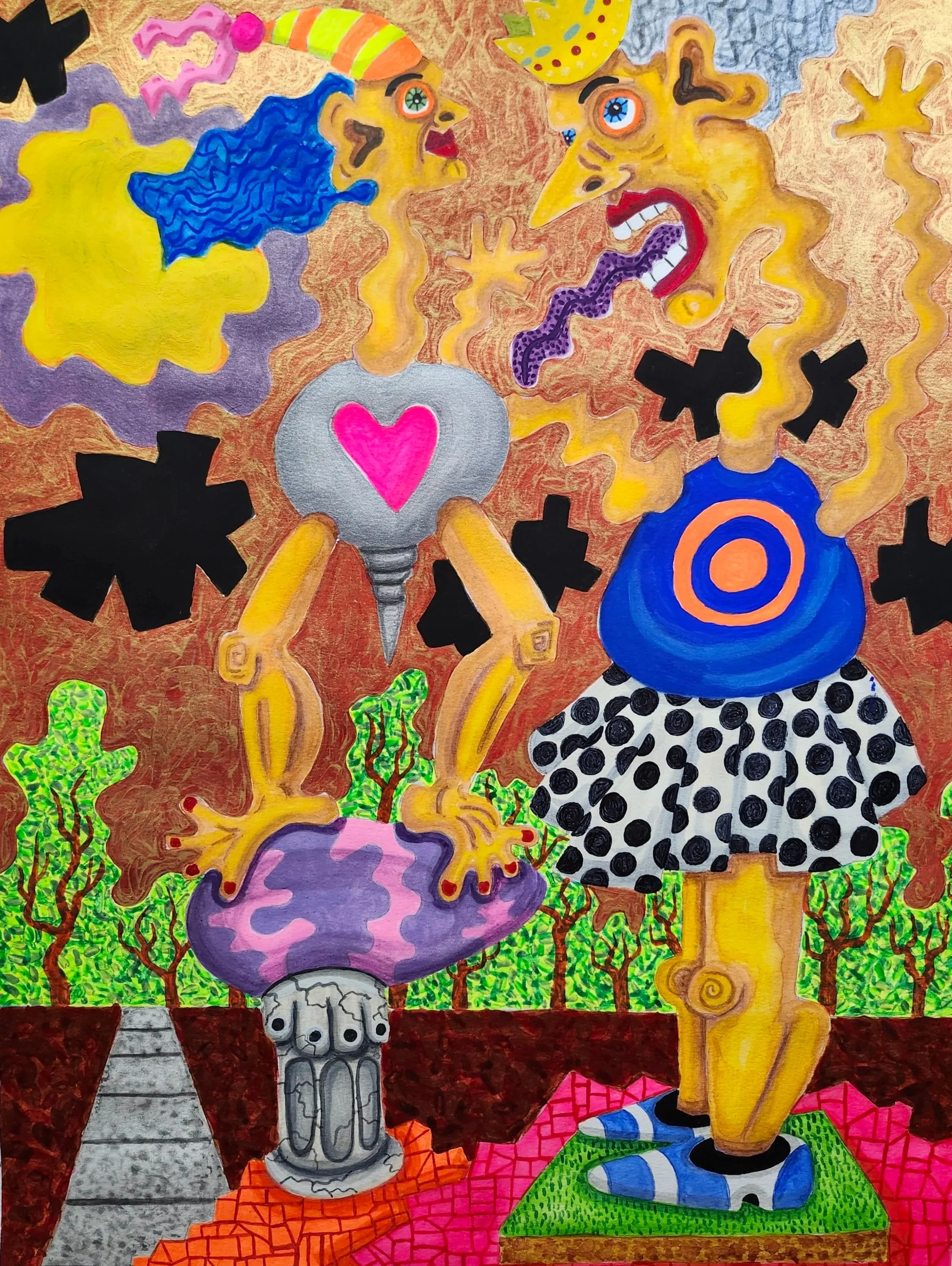 The Angry Queen | 2025 | Watercolor, Ink