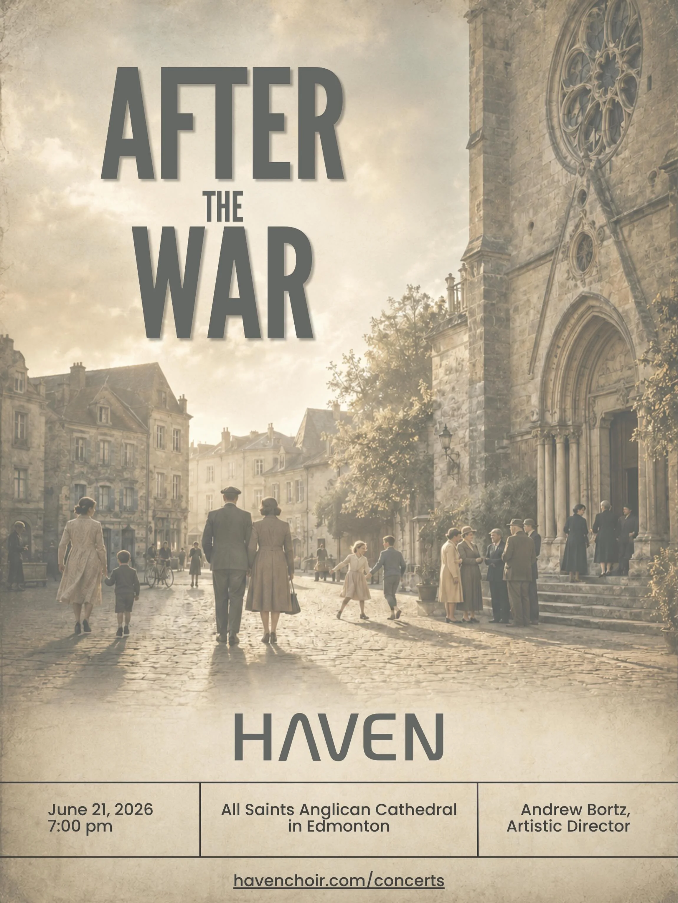 Tickets are LIVE for the final @haven_choir concert of the season. Grab yours at the link in our bio! 🎟️🎊

Join us on Sunday, June 21st for After The War, featuring Frank Martin&rsquo;s Mass for Double Choir (and other stunning works). 

As always,