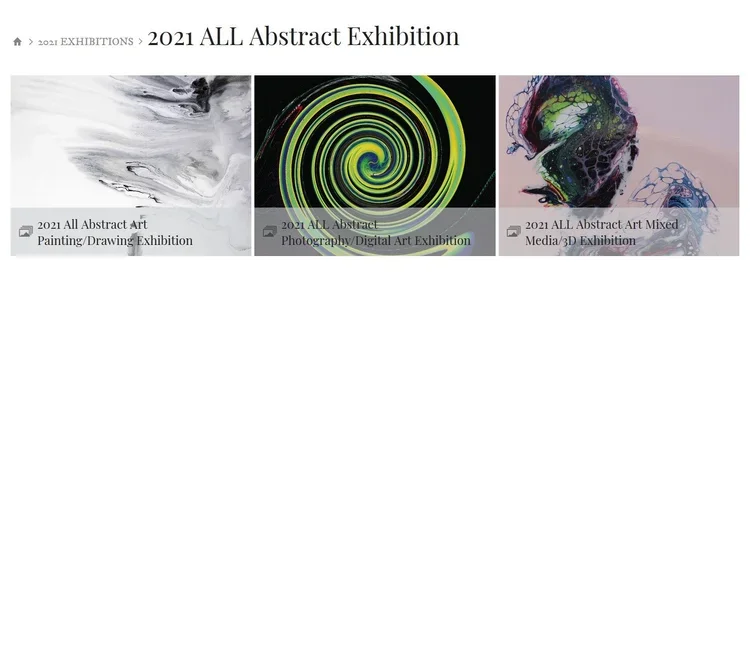 T Barny chosen for 2021 ALL Abstract Exhibition..