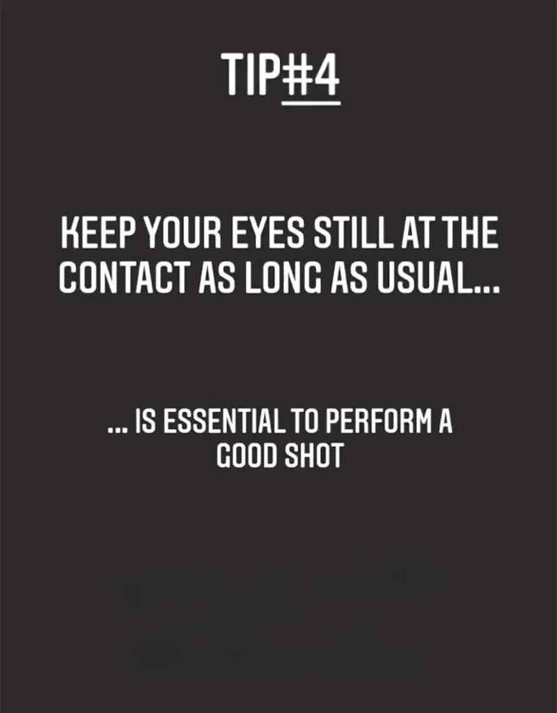 Tennis Mind Tip 4: Keep your eyes still at the contact as long as usual