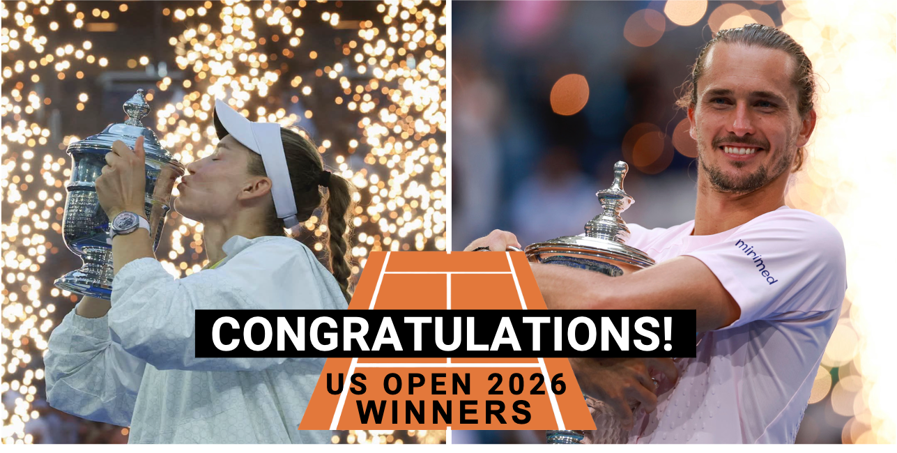 Alexander Zverev and Elena Rybakina Winners of the 2026 US Open