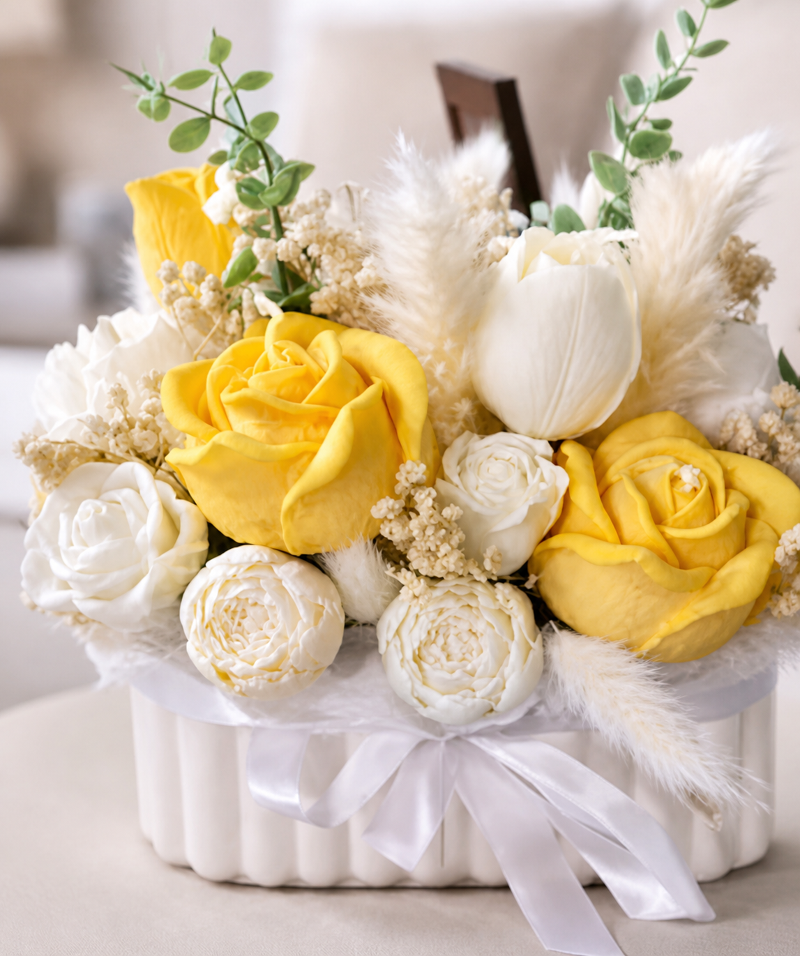 Eternal Bloom Candle Arrangement