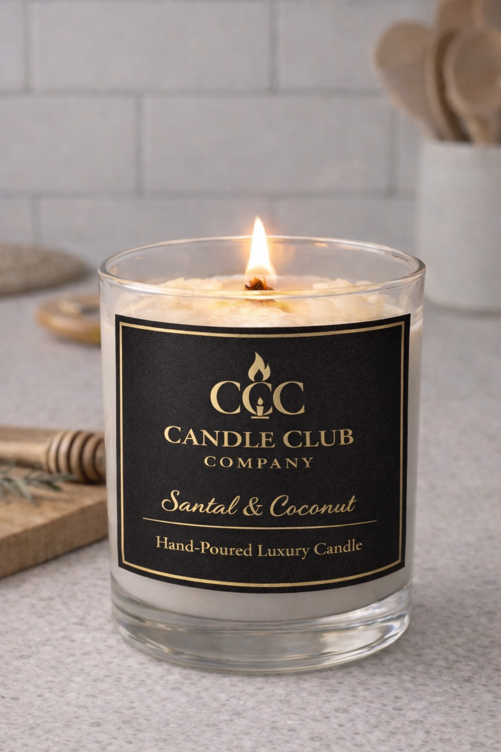 Timeless Glow Wooden Wick Candle – 10 oz