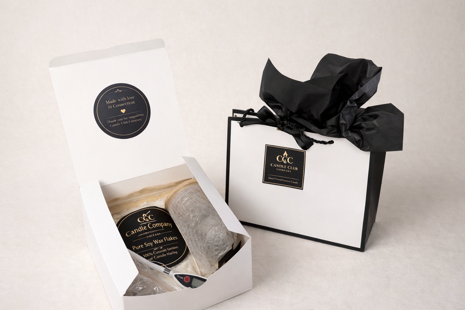 DIY candle making kit by Candle Club Company, luxury candle gift box with everything included for beginners