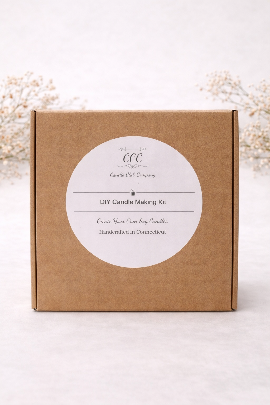 DIY Soy Candle Making Kit by Candle Club Company handcrafted in Connecticut with luxury packaging.