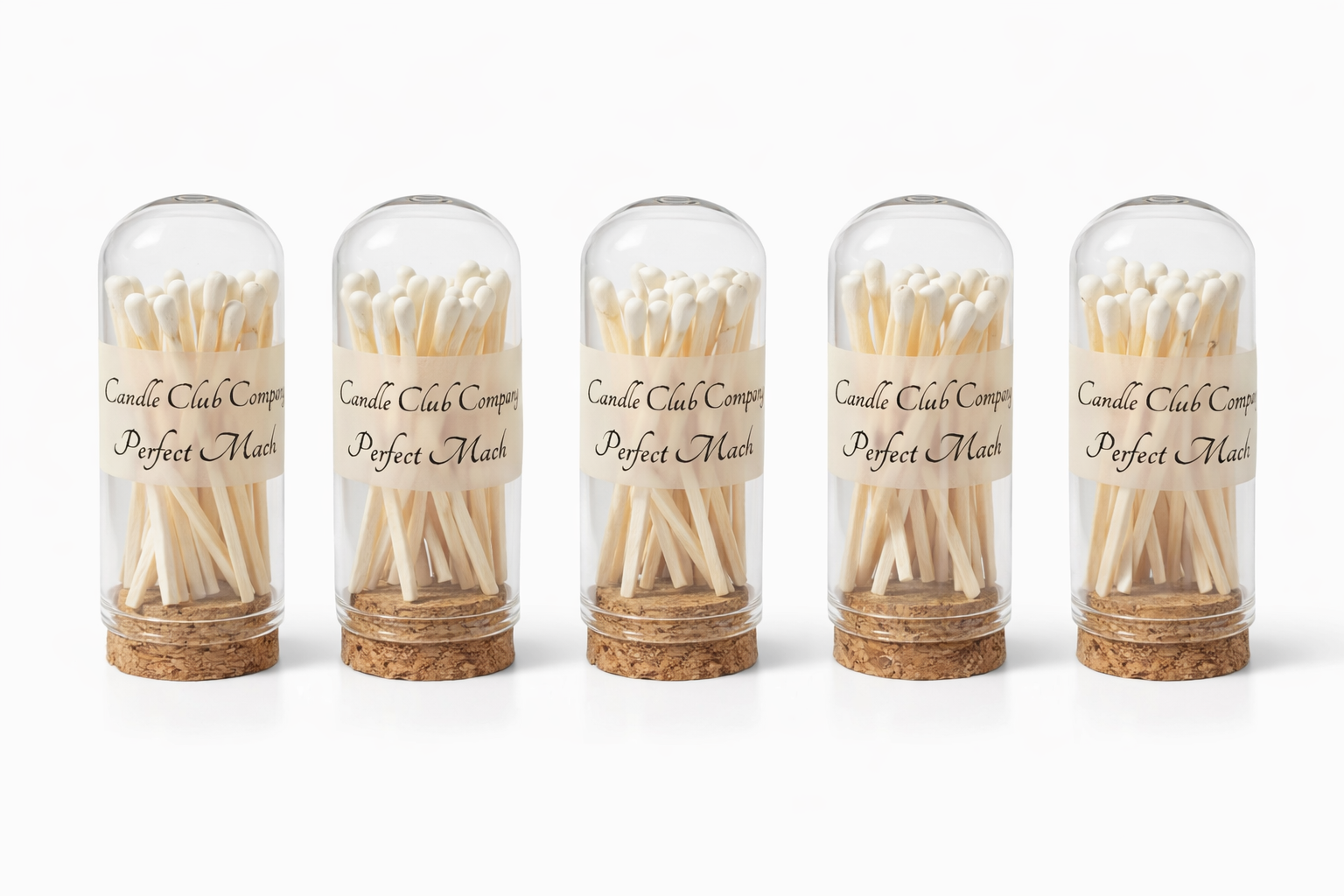 Luxury candle matches accessory styled for home décor
