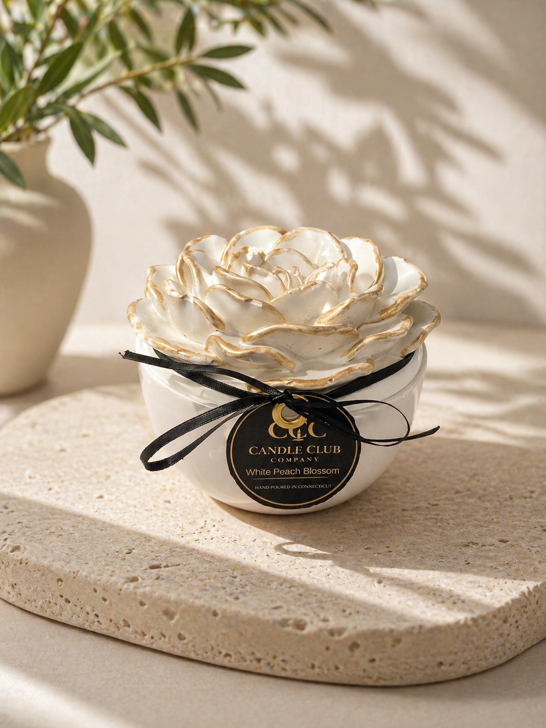 Luxury Floral Vessel Soy Candle