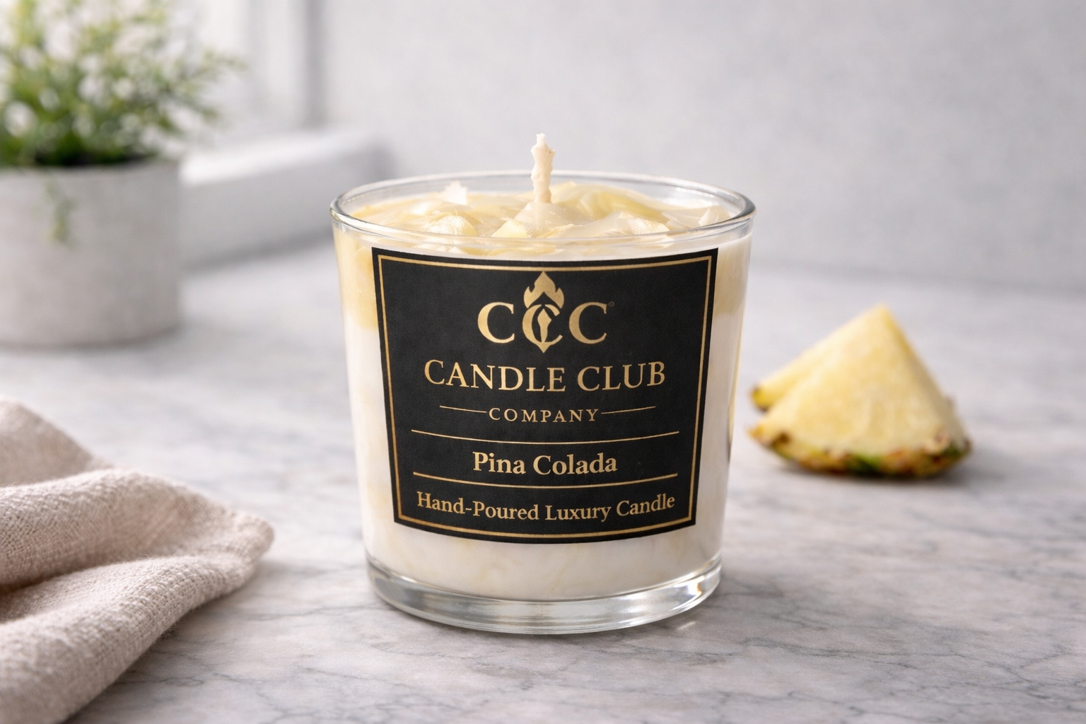 Piña Colada Candle – Luxury Soy Candle (10 oz)
