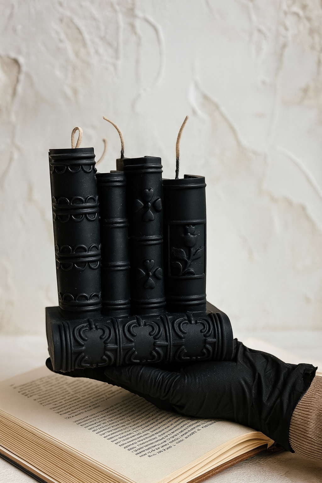 The Signature Book Candle sculptural handmade candle inspired by books and literature made in the USA