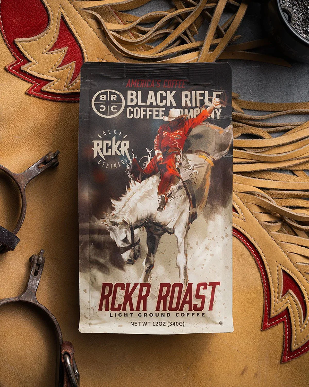Rocker Steiner X Black Rifle Coffee Company Bag Art