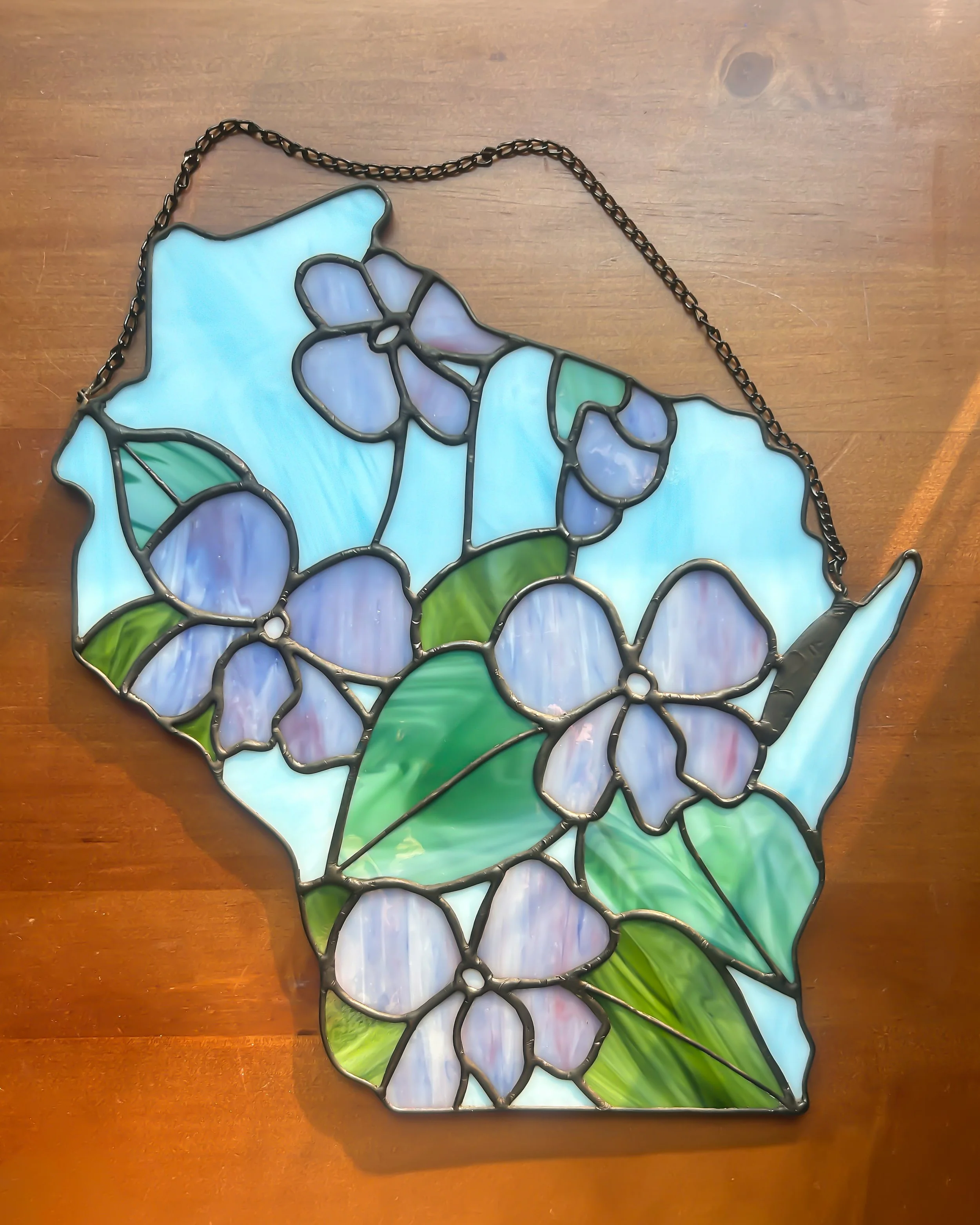 Wisconsin Wood Violet Panel