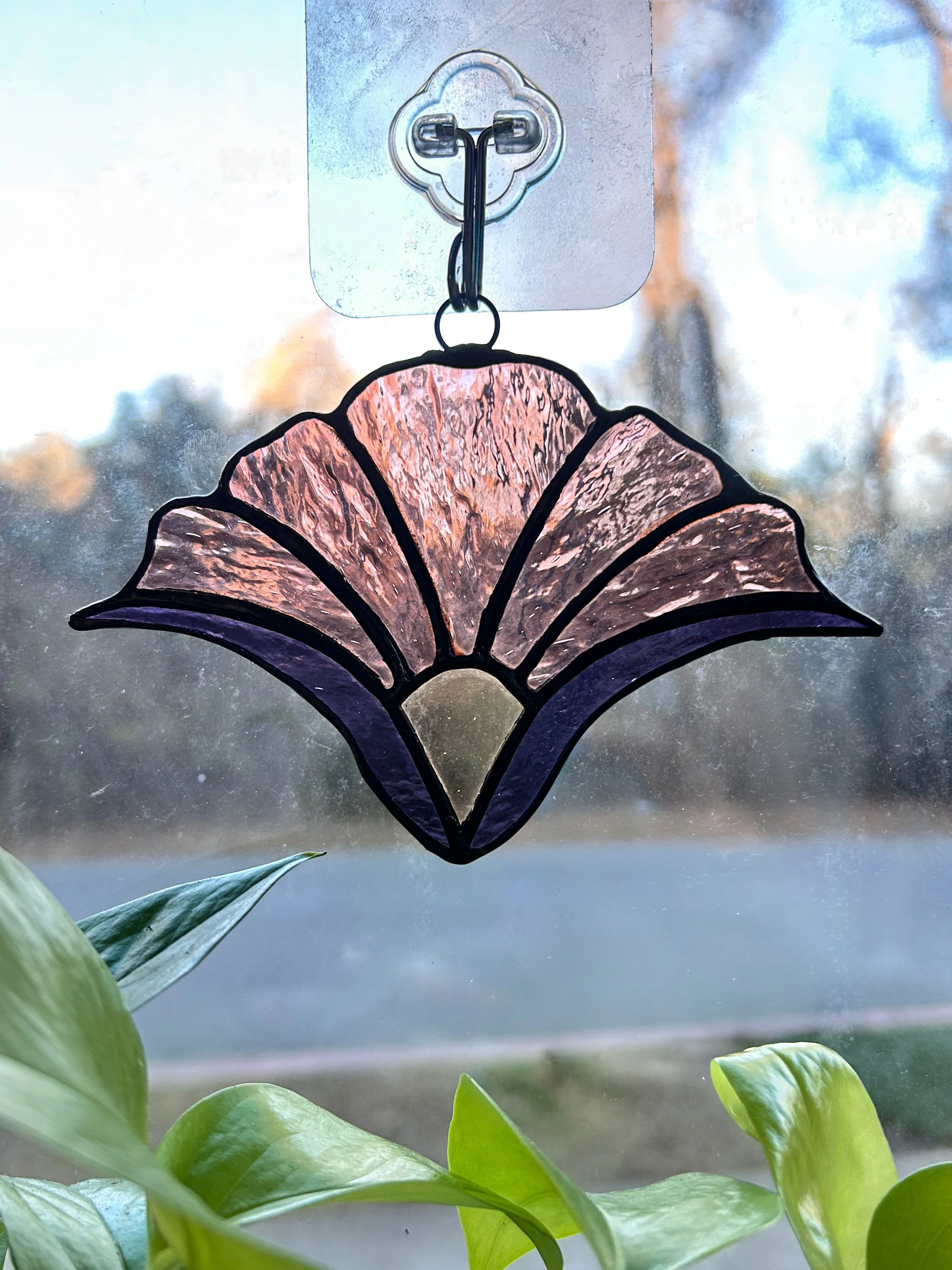 Art Nouveau Flower Suncatcher
