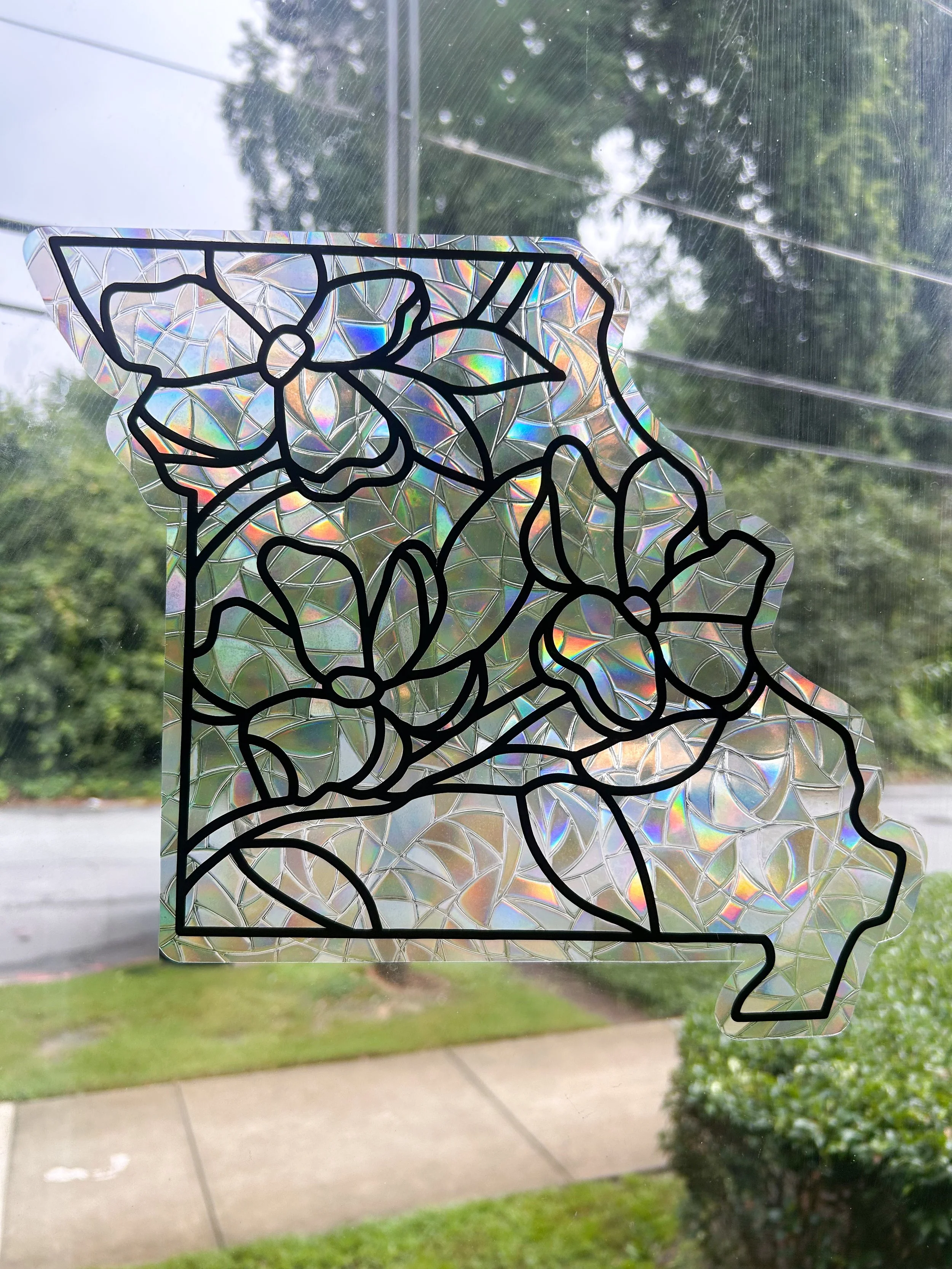 Missouri Hawthorn Window Cling