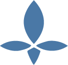 A blue cannabis leaf icon.