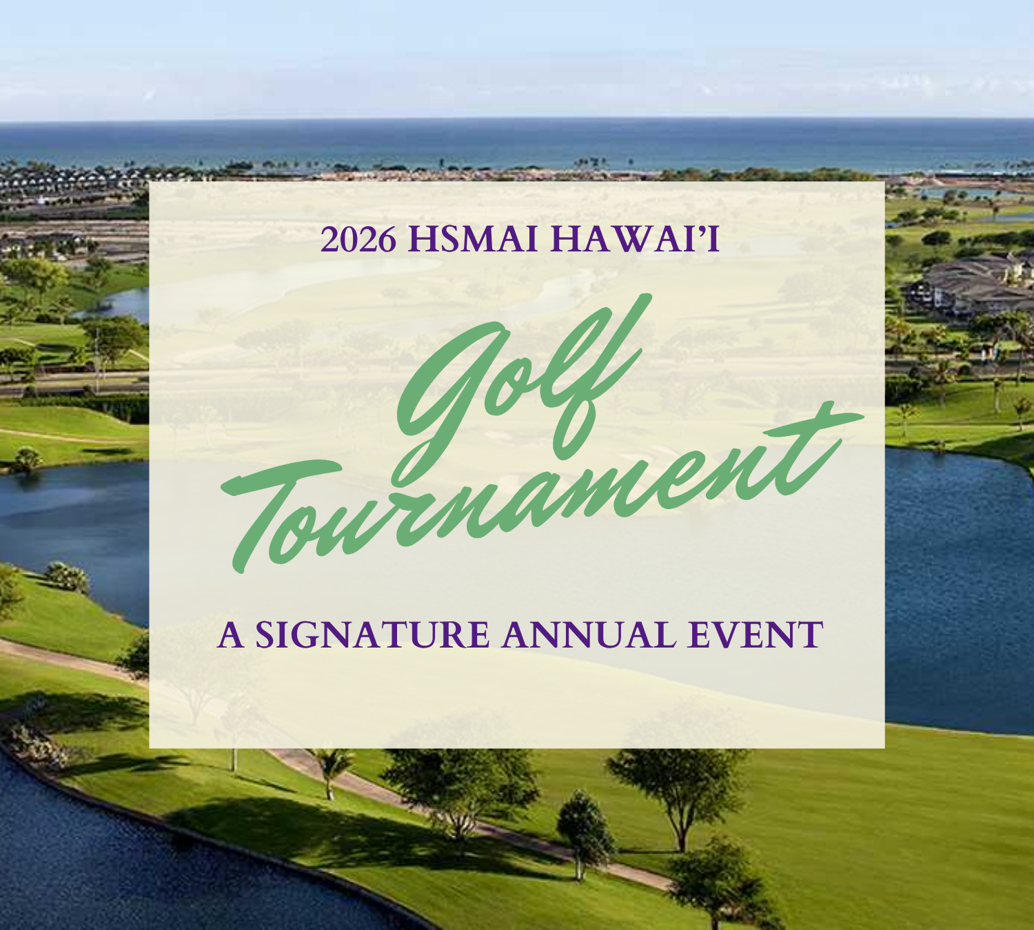 2026 Annual Golf Tournament