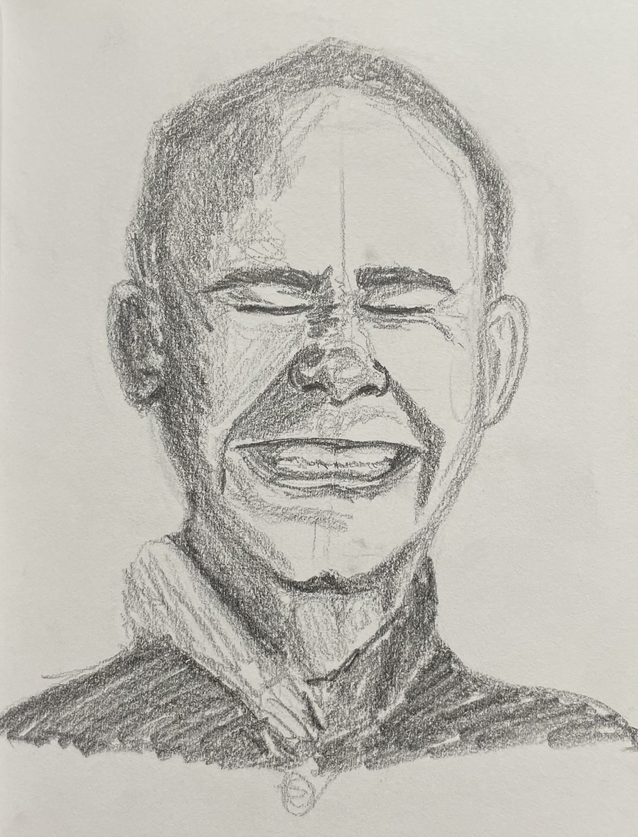 Smile Sketch, graphite (2022)