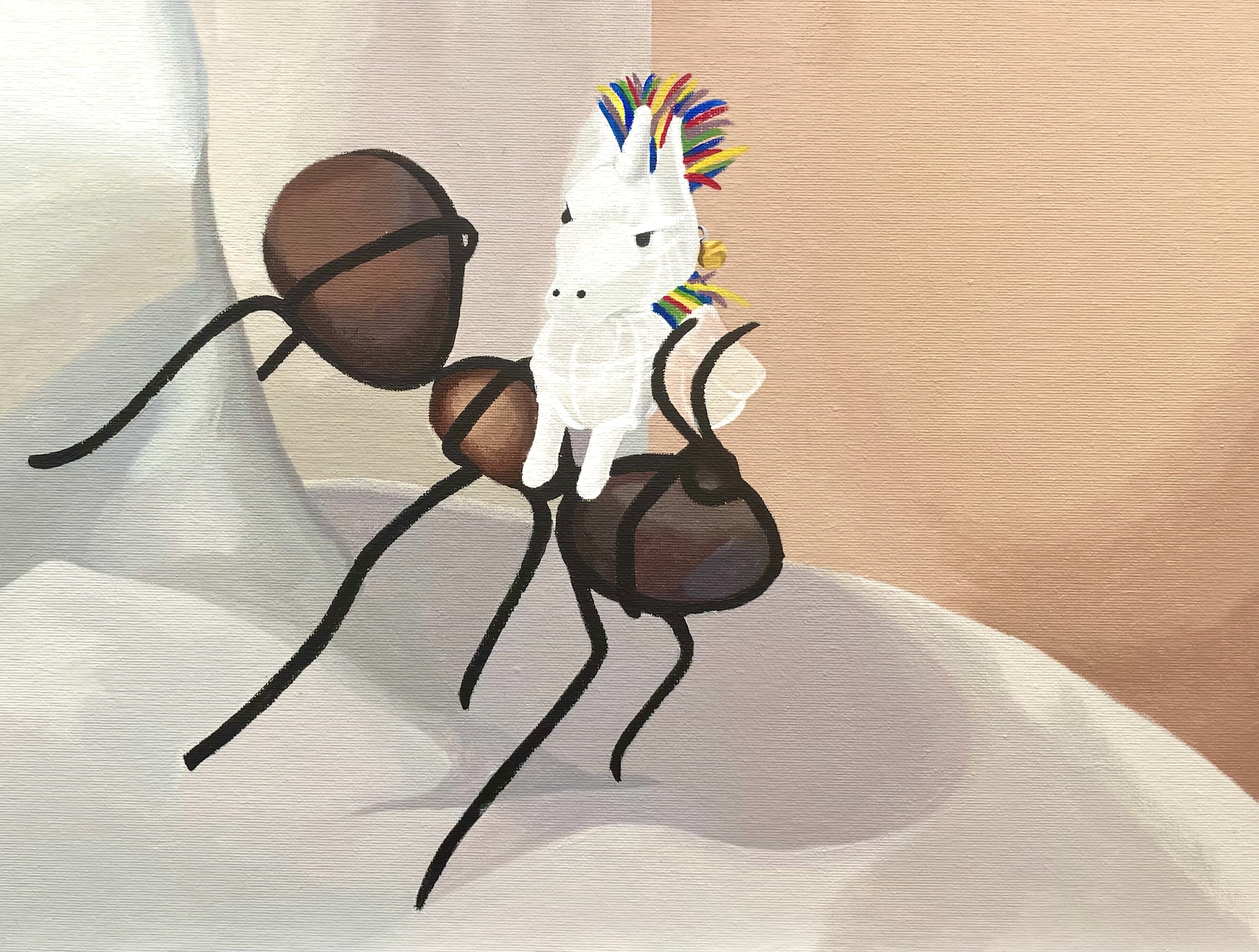 Junk Drawer, acrylic paint (2021) 